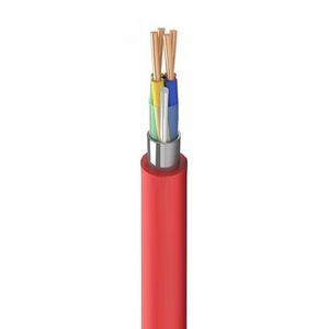 Haspel a 100m. Brandmeldkabel E30/E60 8x2x0,8 rood