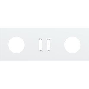 Afdekplaat 3-voud horiz. 71mm centerafst. 154-56719