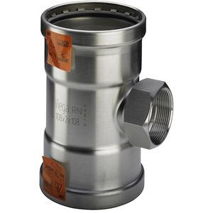 T-koppeling verlopend Sanpress Inox XL 64x3/4" bn.x64mm