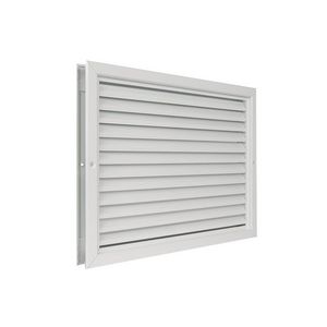 ALU deurrooster 445x345mm wit
