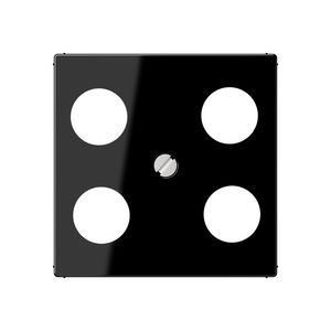 Afdekking A500 zwart voor SAT-TV