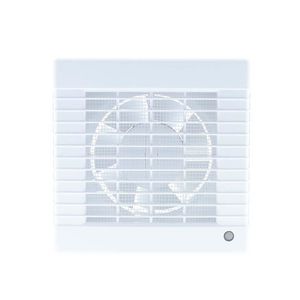 Badkamer-/ toiletventilator M1T 125 wit