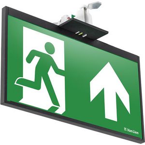 Decentraal 4W zwart continu inbouw 32m. led armatuur