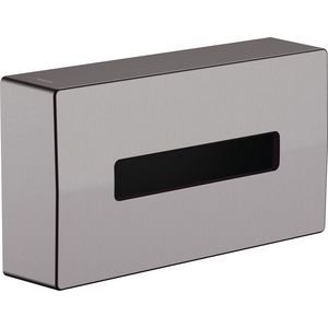 AddStoris box voor make-up doekjes brushed black chrome