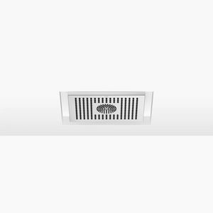 Regendouche v. plafondinbouw licht 300x240mm chr gebors.