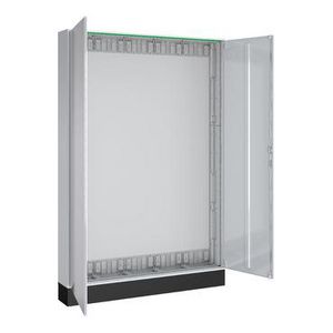 Metalen vloerstaande beh. B1300xH1980xD210mm IP44 klasse II