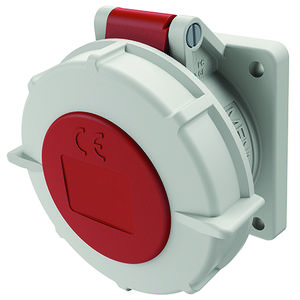 Inbouwwandcontactdoos 16A 5-polig  6H 400V IP67 TwinCONTACT