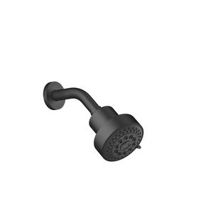 Hoofddouche FlowReduce Mat Zwart 28508979-330010