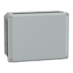 Klemmenkast Laag deksel 206x156x83mm IP55 Grijs Spacial SDB