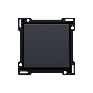 Afwerkingsset enkelv. schakelaar/drukknop anthracite