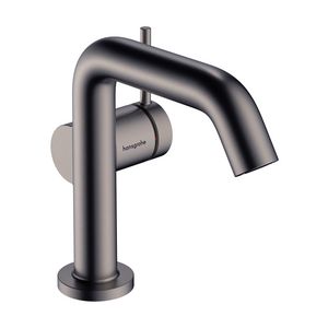Tecturis S 1-hendel wastafelkraan 110 Fine CoolStart EcoSmart+ met pop-up-waste set Brushed Black Chrome