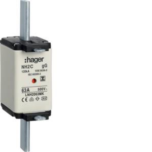 Mespatroon NH2C 63A 500V gG combimelder geisoleerd VVE=3