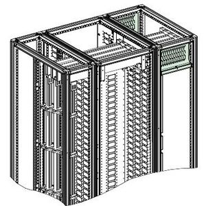 Horizontal busbar barrier 3M form 2b W400 mm Spacial SFM