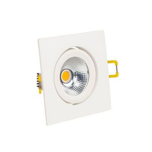 Spot 82x82mm vierkant wit 5/7W 3CCT/DTW