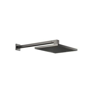 Regendouche wandbevest. flowreduc 300x240mm Dark plat. gebor