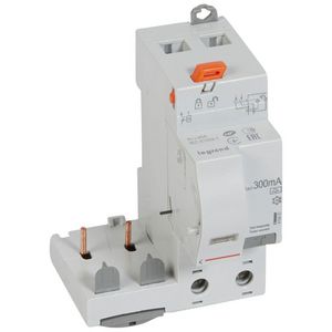 Aardlekblok 2-polig 40A 300mA A DX3 DIN