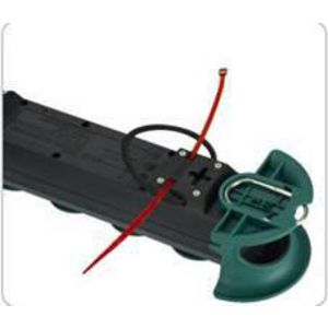 Hook outdoor 4x 230V RA afdekklep groen IP44 4m RA rood zw