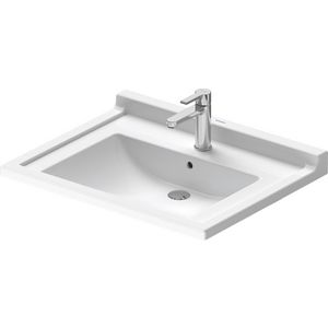 STARCK 3 #030970 Vital wastafel 700mm wit met kraangat met overloop
