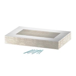 Eindstuk voor BSKH09-K1021 102x210 glasvezel grijs