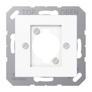 Afdekking A(S)500 a.wit slv.v.XLR-aansl.ds.