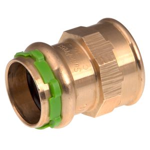 Schroefbus recht SudoPress Koper FF 35x1"bi.dr. SP4270GV