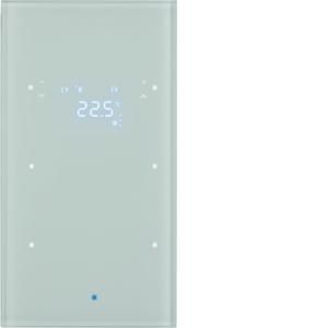 Tastsensor KNX-touch met therm. 2-v berker TS Sensor glas