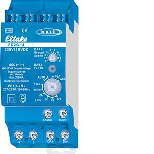 DIN-rail EnOcean RS485-bus 14-serie DALI-2 gateway