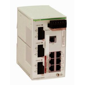 Ethernet TCP/IP basic managed switch 6TX/3FX Multimodu