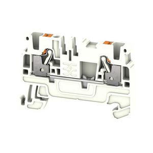 Aardklem PE PUSH IN wit 2.5mm² 800V connections: 2, VVE=50