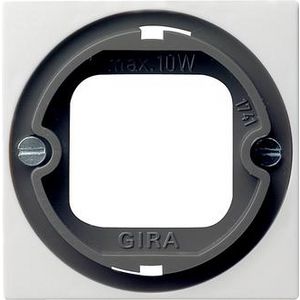 Afdekking bajonet lichtsig. System 55 zuiver wit