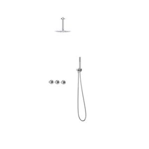 Afbouwdeel regendouche combiset Pact 4 inbouwthermostaat chroom CSP4EXCRABBC excl. inbouwbox