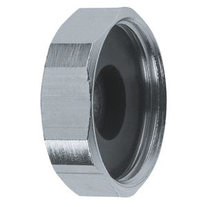 Afdekkap vernikkeld 3/4 met koppeling ketting VVE=20