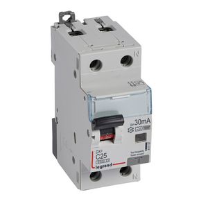 Aardlekautomaat DX3 1P+N C25A 6kA 30mA F