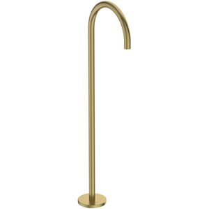 Joy vrijstaande badmengkraan brushed gold (mat goudkleurig)