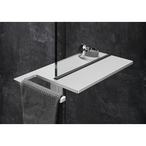 Select+ shower board geklemd black edition