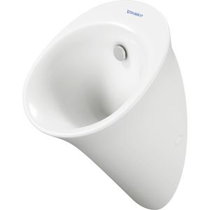 White Tulip #281730 Urinoir wit achterinlaat HygieneGlaze incl. montagemateriaal