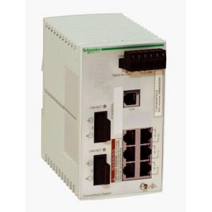 Ethernet TCP/IP basic managed switch 6TX/2FX Multimodu
