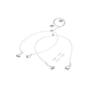 Pendelset 2 x staalkabel150 cm Ecopanel 595 & 620mm 40000066