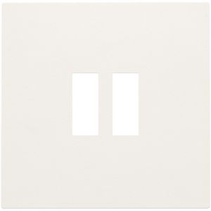 Afwerkingsset dubbele USB-A-lader white