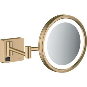 AddStoris scheerspiegel+LED Licht brushed bronze