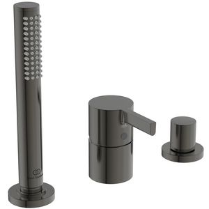 Joy badmengkraan 3-gats badrand zonder uitloop magnetic grey (grijs)