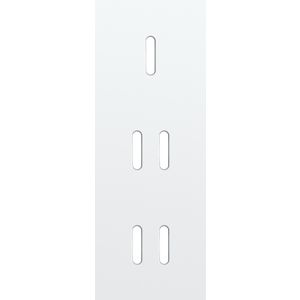 Afdekplaat 3-voud vertic. 71mm centerafst 154-56953