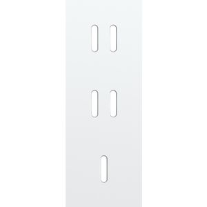 Afdekplaat 3-voud vertic. 71mm centerafst 154-56954