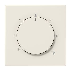 Thermostaatafdekking LS slagvast wit