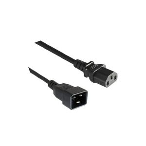 Powercord jumper C13- C20 zwart 3.0mtr.