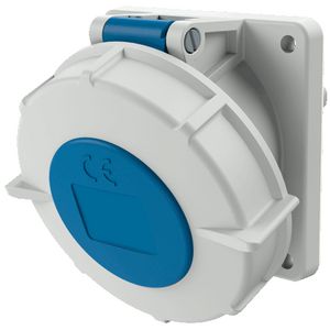 Inbouwwandcontactdoos 32A 3-polig  6h 230V, IP67 TwinCONTACT