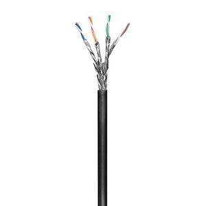 S/FTP CAT7 SOLID AWG23 LSZH BLACK 1000MHz 500M Dca