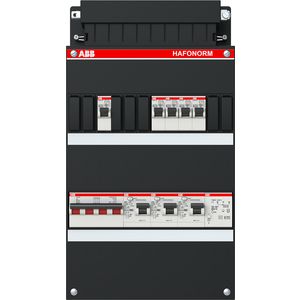 Installatiekast 5x achter 3x 30mA + T + HS 3-f