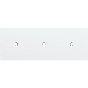 Afdekplaat 3-voud horiz. 71mm centerafst. 154-57701