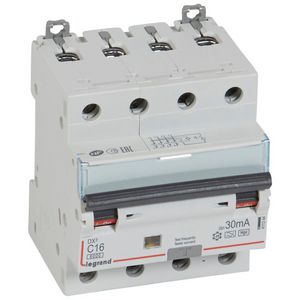 Aardlekautomaat DX3 4-polig C16A 6000A 30mA F